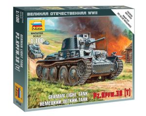 1/100 GERMAN LIGHT TANK PZ.KPFW.38 (T) WWII 6130