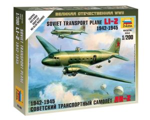 1/200 SOVIET TRANSPORT PLANE LI-2 1942-1945 WWII 6140