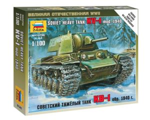 1/100 SOVIET HEAVY TANK KV-1 MOD. 1940 WWII 6141