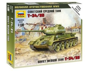 1/100 SOVIET MEDIUM TANK T-34/85 WWII 6160