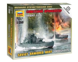 1/350 SOVIET ARMORED BOAT PROJECT 1125 WWII 6164