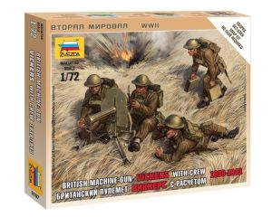 1/72 BRITISH MACHINE-GUN VICKERS W/CREW 1939-1943 WWII 6167