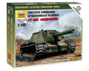 1/100 SELF-PROPELLED GUN SU-152 WWII 6182