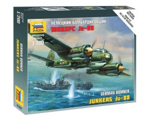 1/200 GERMAN BOMBER JUNKERS JU-88 6186