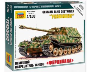 1/100 GERMAN HEAVY TANK DESTROYER FERDINAND WWII 6195