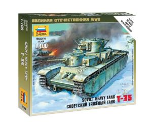 1/100 SOVIET HEAVY TANK T-35 WWII 6203