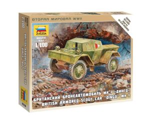 1/100 BRITISH ARMORED SCOUT CAR DINGO MK I WWII 6229