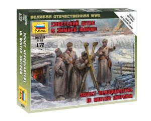 1/72 SOVIET HEADQUARTERS IN WINTER UNIFORM WWII 6231