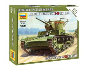 1/100 SOVIET LIGHT TANK T-26 MOD. 1933 WWII 6246