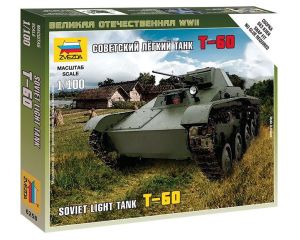 1/100 SOVIET LIGHT TANK T-60 WWII 6258