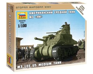 1/100 US MEDIUM TANK M3 LEE WWII 6264
