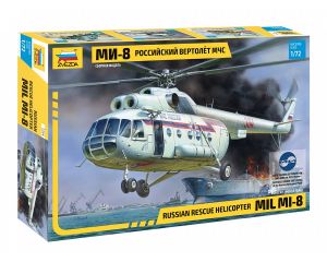 1/72 RUSSIAN RESCUE HELICOPTER MIL MI-8 7254