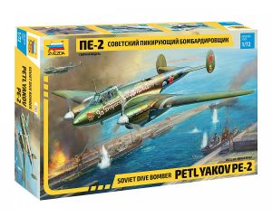1/72 SOVIET DIVE BOMBER PETLYAKOV PE-2 7283