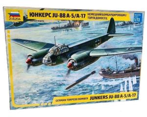 1/72 GERMAN TORPEDO BOMBER JUNKERS JU-88 A-5/A-17 7284