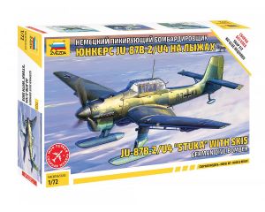 1/72 GERMAN DRIVE BOMBER JU-87B-2/U4 STUKA WITH SKIS ** 7323