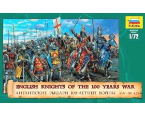 1/72 ENGLISH KNIGHTS THE 100 YEARS WAR XIV -XV A.D. (?/23) * 8044