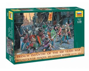 1/72 FRENCH INFANTRYOF THE 100 YEARS WAR XIV-XV A.D. 8053