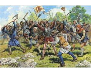 1/72 MEDIEVAL PEASANTS ARMY XIII-XV A.D 8059