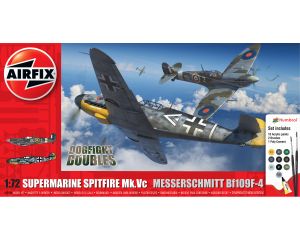1/72 SUPERMARINE SPITFIRE MK.VC VS BF109F-4 DOGFIGHT DOUBLE A50194