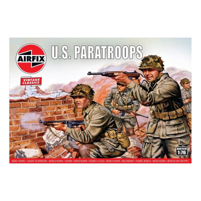 1/76 WWII US PARATROOPS A00751V