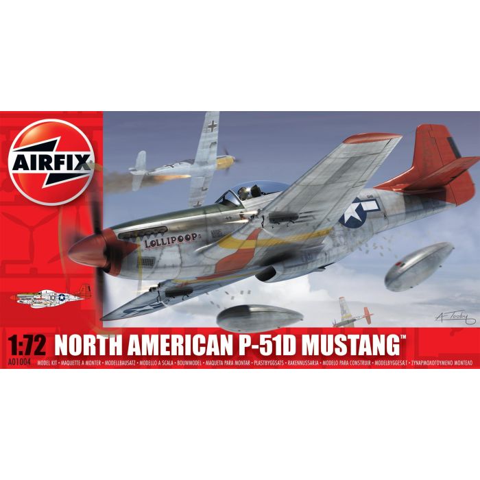 1/72 NORTH AMERICAN P-51D MUSTANG ** A01004