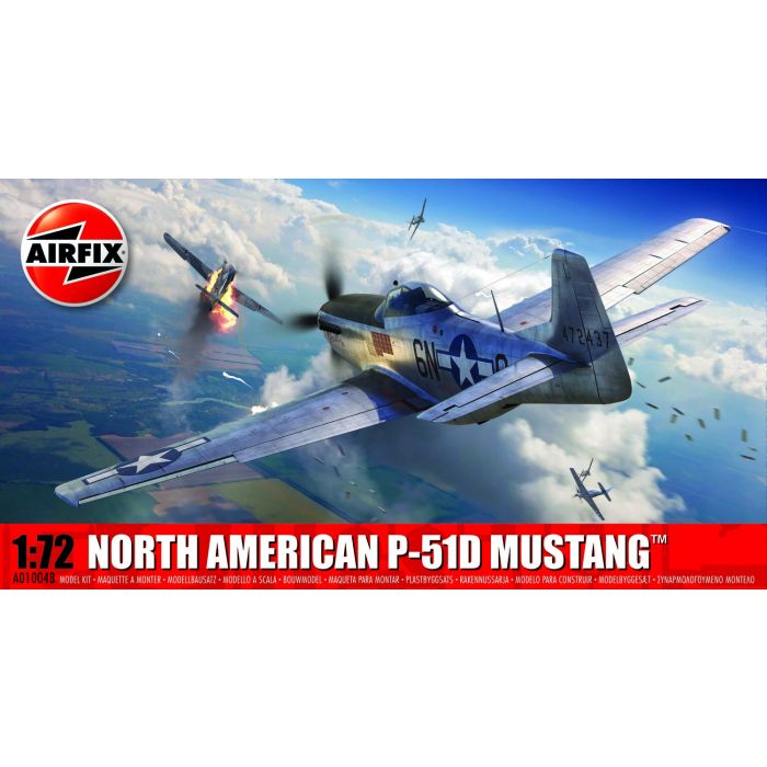 1/72 NORTH AMERICAN P-51D MUSTANG (4/23) * A01004B
