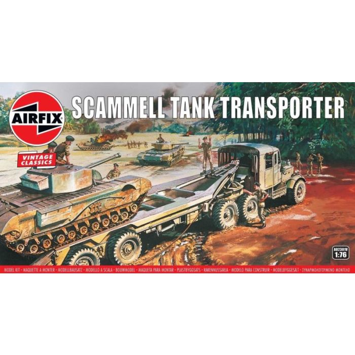 1/76 SCAMMEL TANK TRANSPORTER A02301V