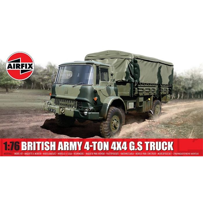 1/76 BRITISH ARMY 4-TON 4 X 4 G.S TRUCK (08/25) * A02326A