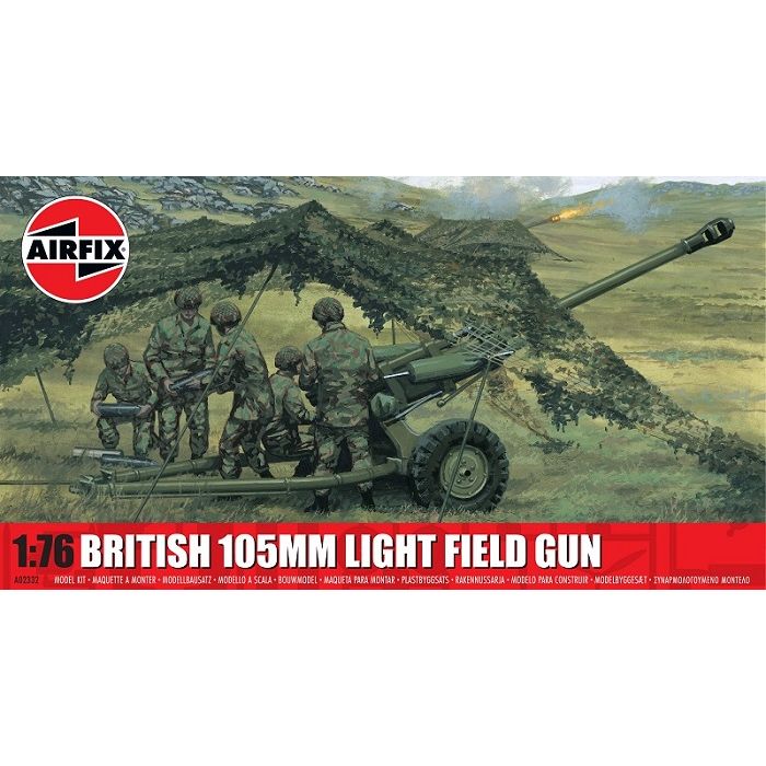 1/76 BRITISH 105MM LIGHT FIELD GUN (08/25) * A02332