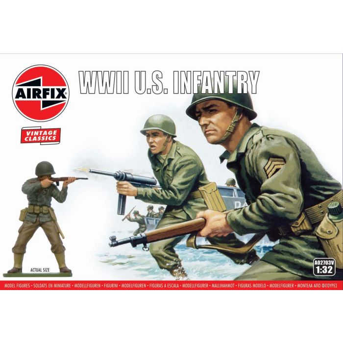 1/32 WWII U.S. INFANTRY A02703V