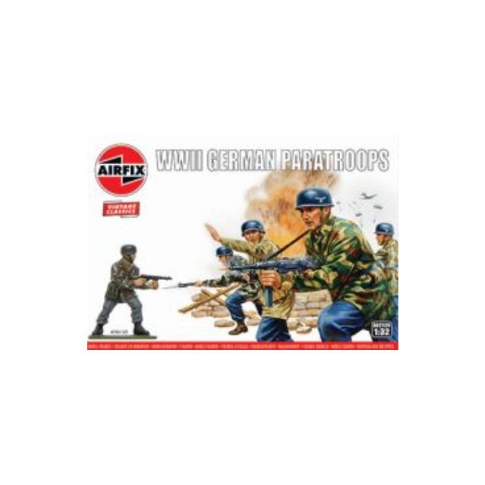 1/32 WWII GERMAN PARATROOPS A02712V