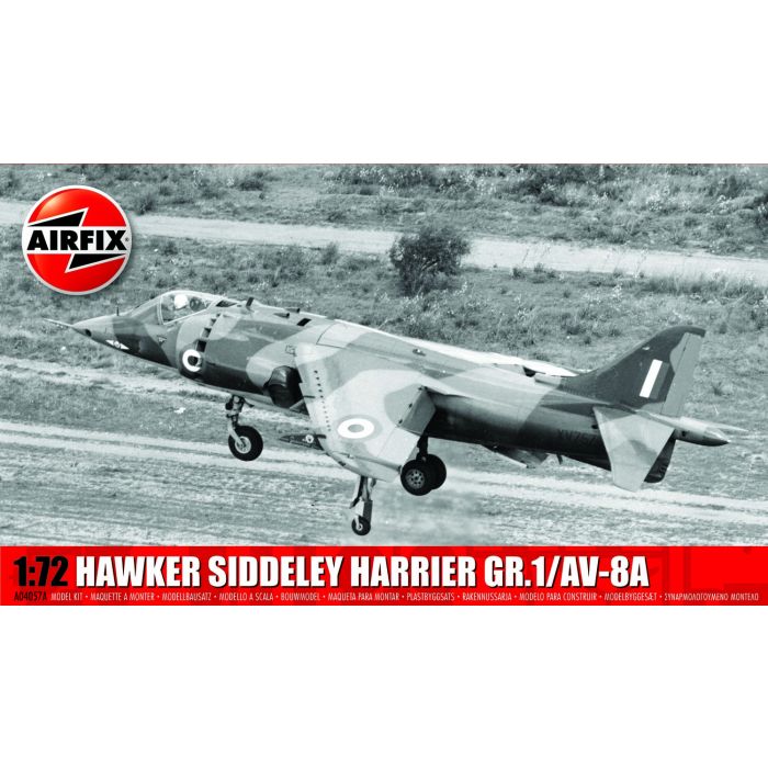 1/72 HAWKER SIDDELEY HARRIER GR.1/AV-8A (7/23) * A04057A