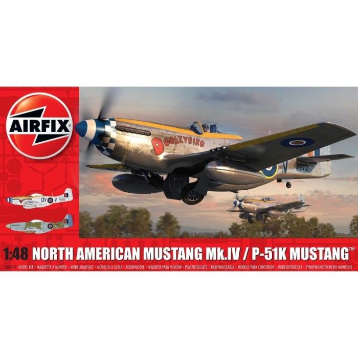 1/48 NORTH AMERICAN MUSTANG MK.IV/P-51K MUSTANG (05/25) * A05137