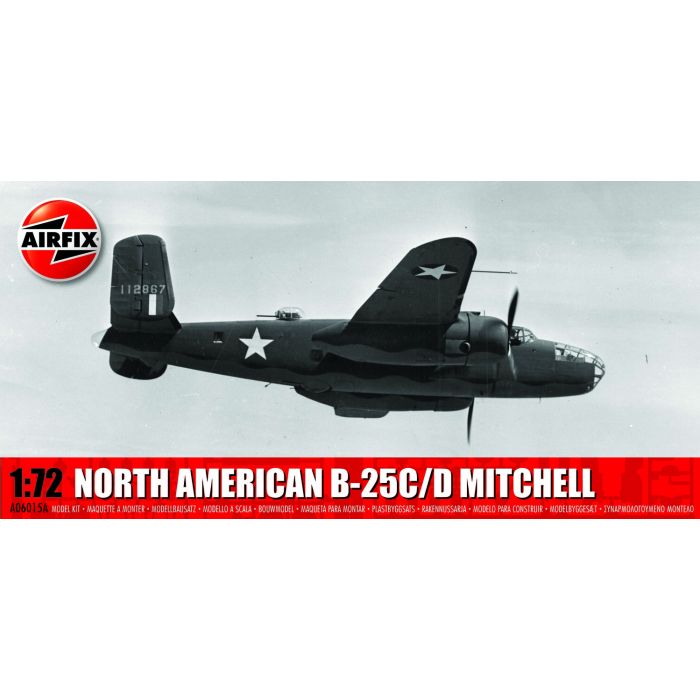 1/72 NORTH AMERICAN B-25C/D MITCHELL A06015A
