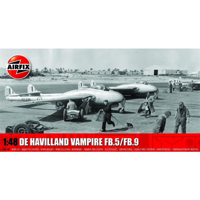 1/48 DE HAVILLAND VAMPIRE FB.5/FB.9 (7/23) * A06108