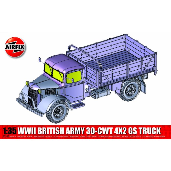 1/35 WWII BRITISH ARMY 30-CWT 4X2 GS TRUCK (4/23) * A1380