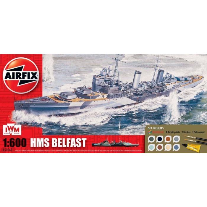 1/600 HMS BELFAST GIFT SET A50069