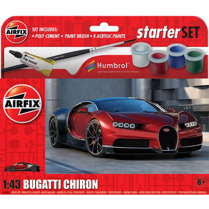 1/43 SMALL STARTER SET NEW BUGATTI CHIRON A55005