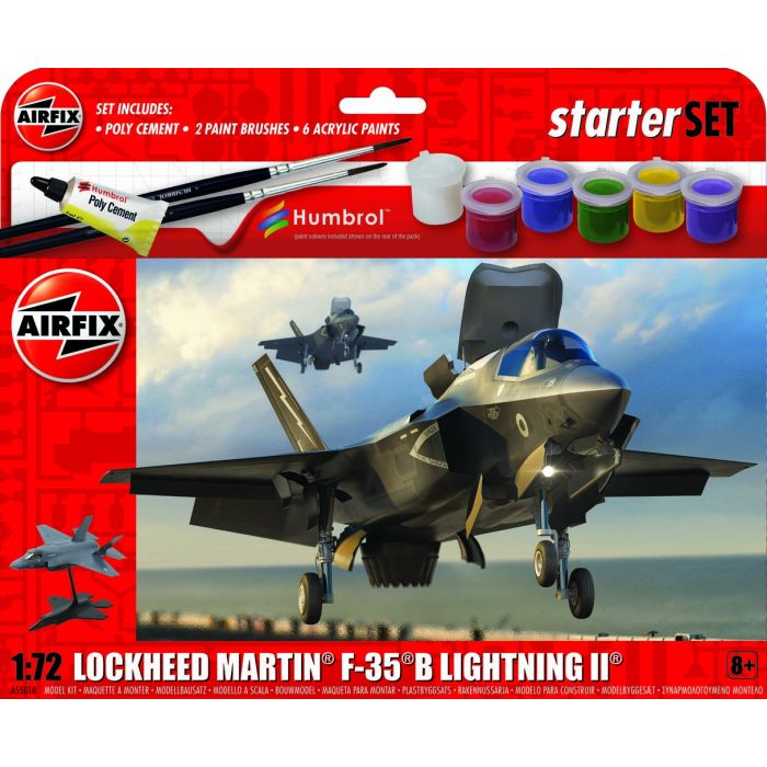 1/72 STARTER SET - LOCKHEED MARTIN F-35B LIGHT, II (4/23) * A55010