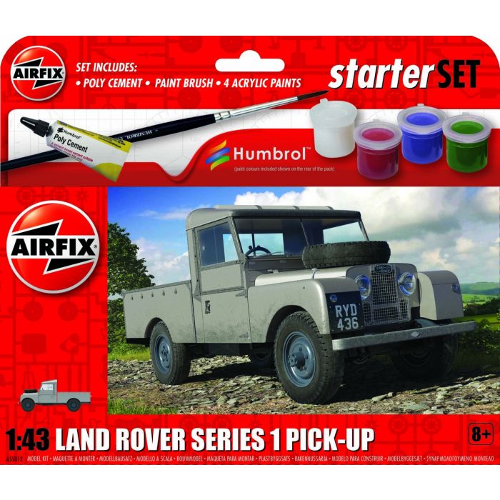 1/43 STARTER SET - LAND ROVER SERIES 1 (9/23) * A55012