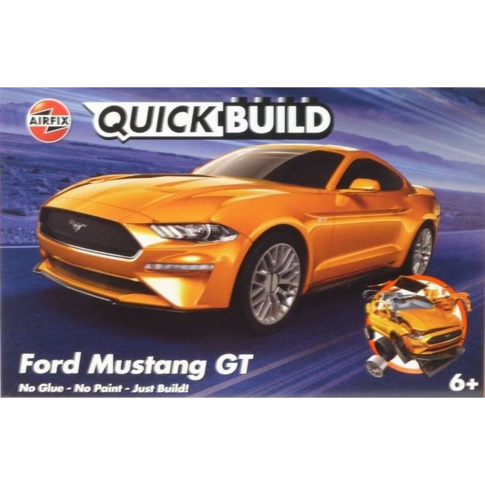 QUICKBUILD FORD MUSTANG GT ORANGE J6036