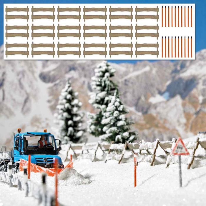 SCHNEEFANGZAUNE USW. H0 1120