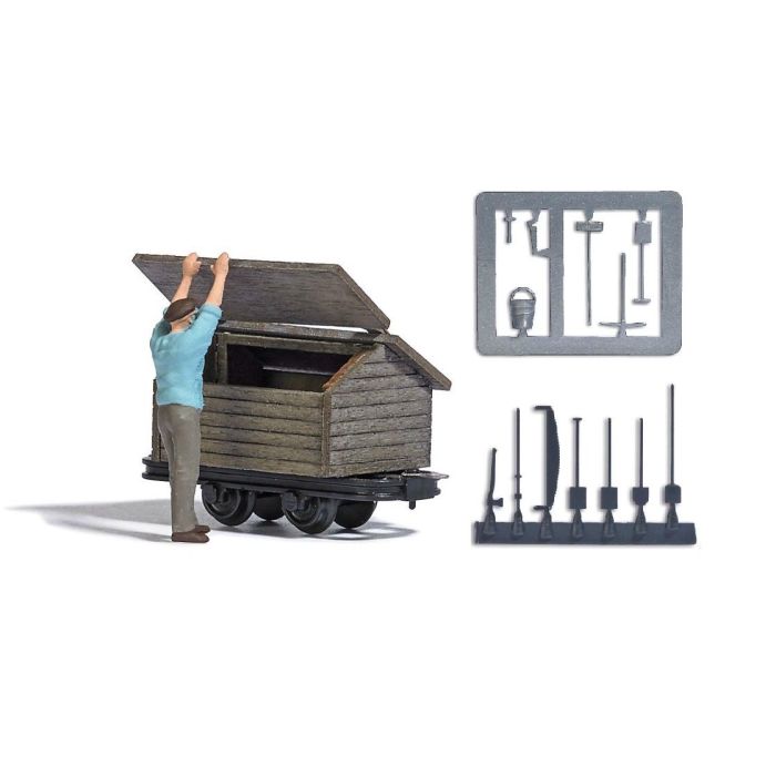 A-SET: WERKZEUGWAGEN OFFNEN H0 12453