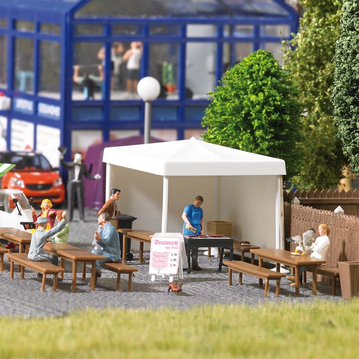 BRATWURST-GRILLSTAND H0 1828