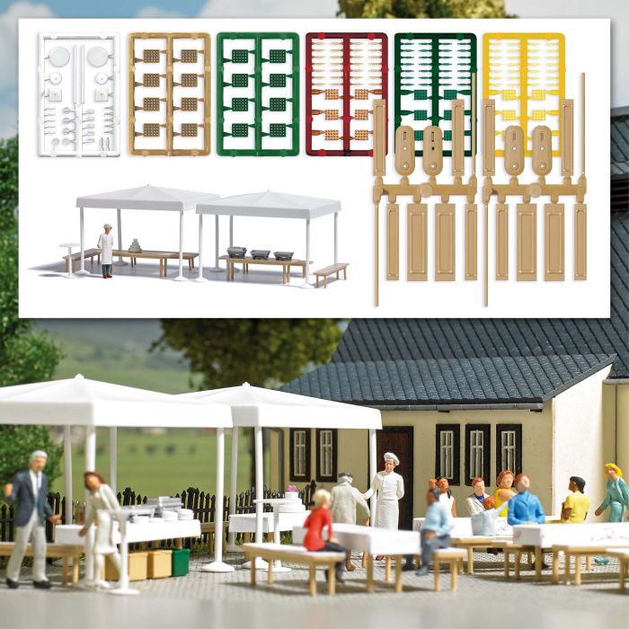 CATERING-SET MIT KOCH H0 1830