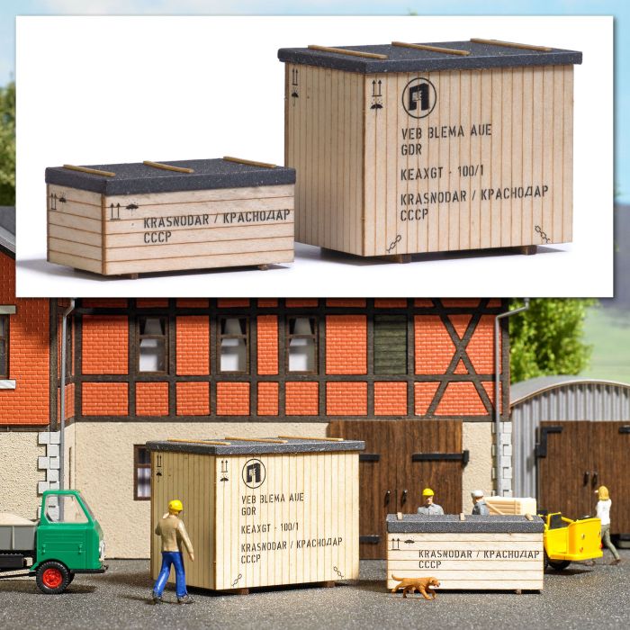 2 MASCHINENKISTEN OST H0 1840