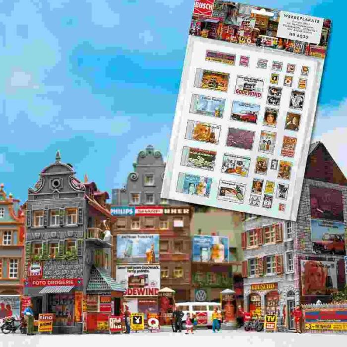 WERBEPLAKATE-SET H0 6030