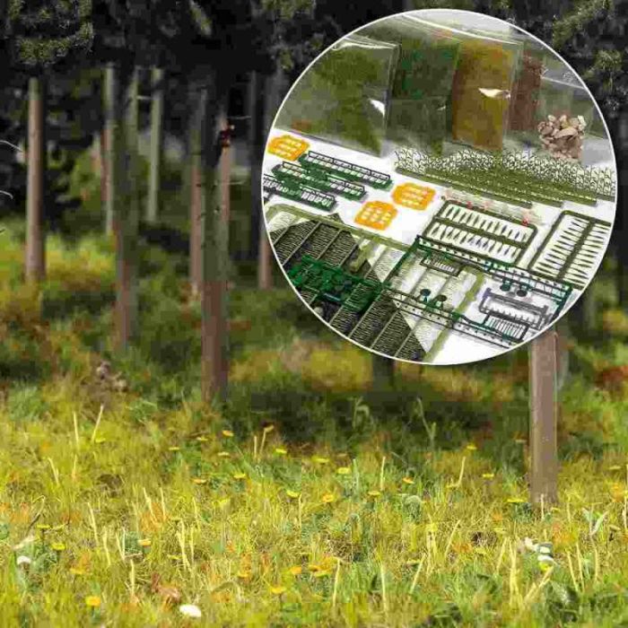 STARTER-KIT WALD en WIESE H0 6043
