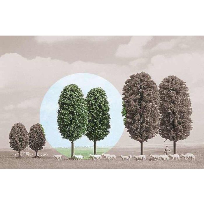 2 LAUBBAUME, 80MM H0 6052