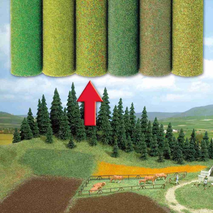 GELANDE-TEPPICH BLUMENWIESE 150x100 7272